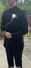 Feeling Blue Boutonniere