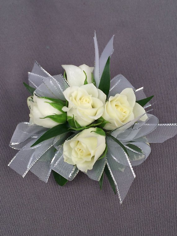 White Whisper Corsage