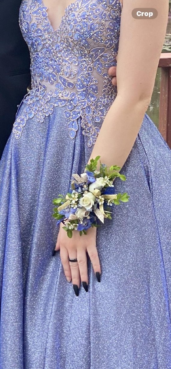 Dreamy Blue Corsage